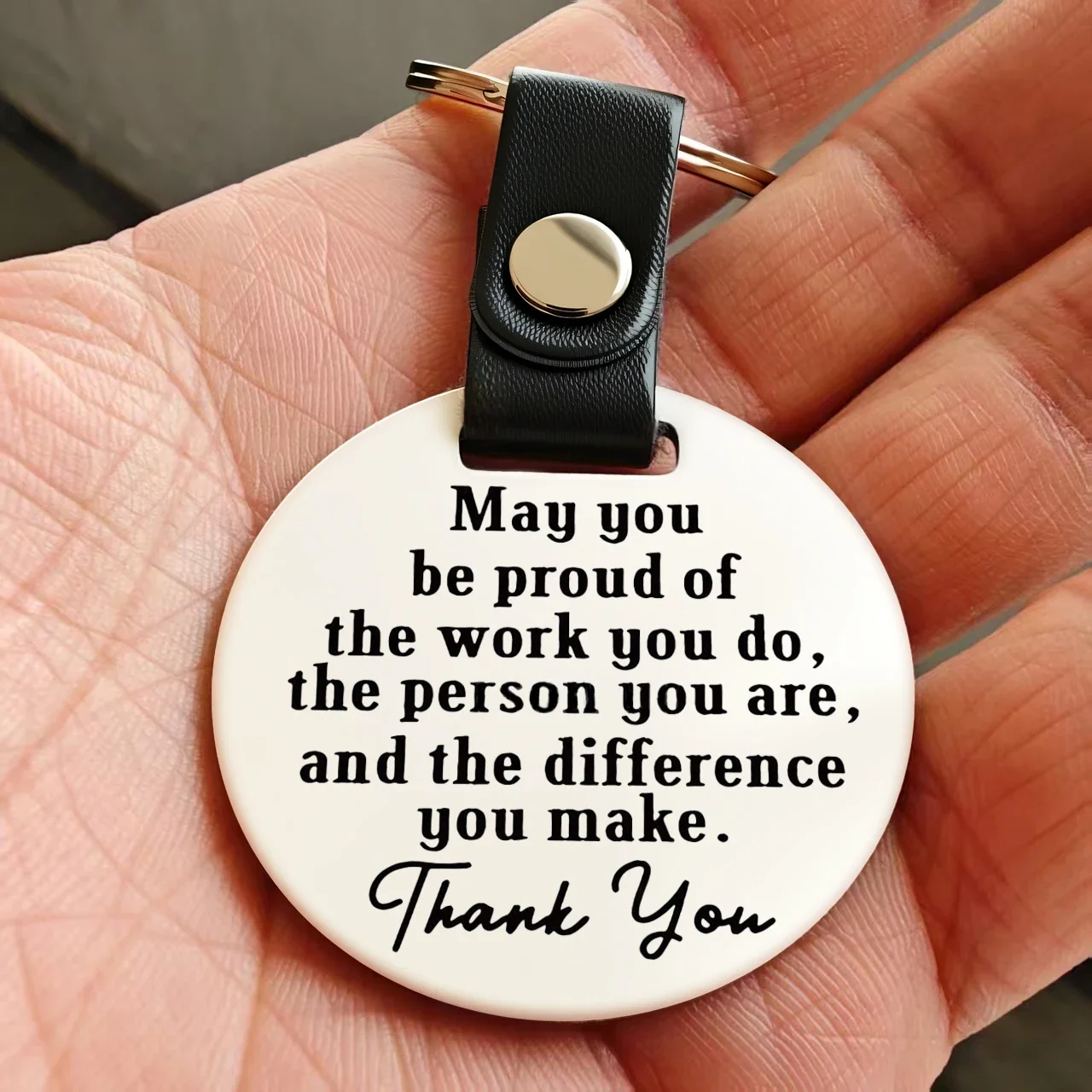 Porte-clés Gratitude : un hommage en forme de cœur pour les employés diligents, les infirmières, les médecins, les enseignants, les mentors, les entraîneurs, les volontaires ou les travailleurs