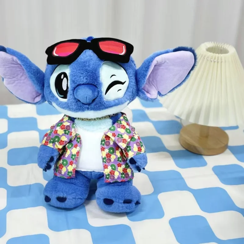 

30 см плюшевая кукла Potdemiel Stitch Kawaii, игрушечная ткань, милое шитье, крутой стиль, высокое качество, детский подарок на день рождения