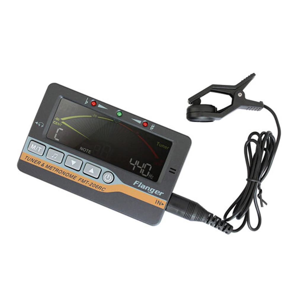 Flanger FMT-206RC Guitar Colour Proofreader 12 Equal Tempo Tuning Machine Electronic Beat Tuner Guitar Violin Piano Ukulele