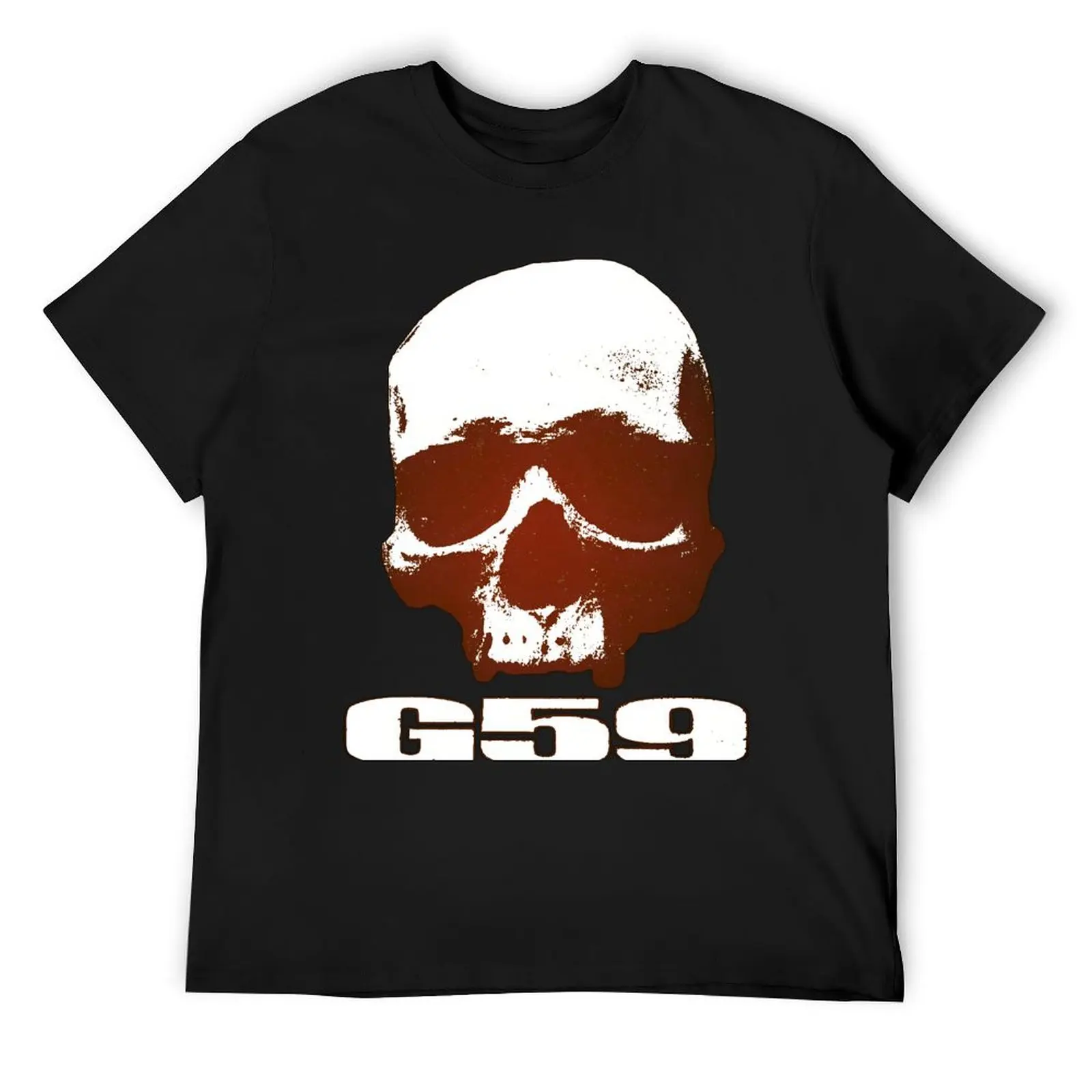 G*59 / GREY*59 / G59 – SKULL RED LOGO T-Shirt Aesthetic clothing summer top heavyweight t shirts for men