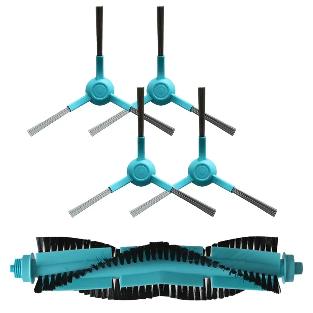 5pcs Center Roller Side Brush Replacement Kit For Conga 3290 3490 Elite 4090 4690 5090 5490 6090 7090 IA Robots Vacuum Cleaner