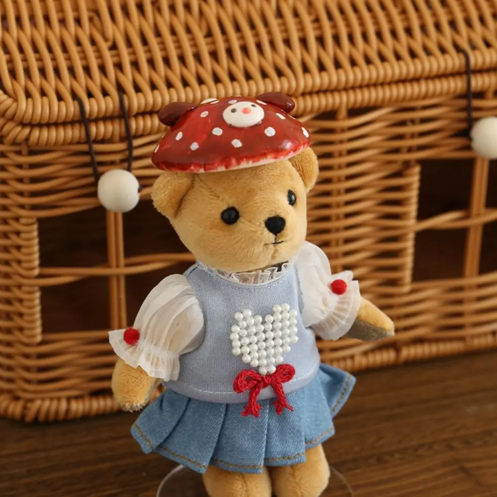 

Cotton Clothes Undershirt Solid Color Princess Dress 12cm Clothes Fashion Style Bow No Attributes Clothes 12cm Cotton