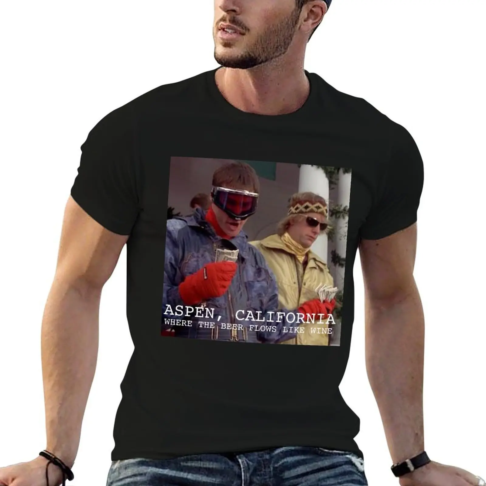 

Women Men Dumb & Dumber Aspen California T-Shirt cotton t shirt man men t shirt cotton 100% T-Shirt