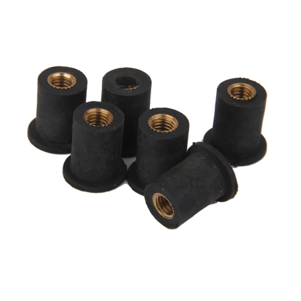Universal Motorbike Windscreen Screw Bolt Set Metal Nut Rubber Gasket with Allen Key for Motorcycle Fairings