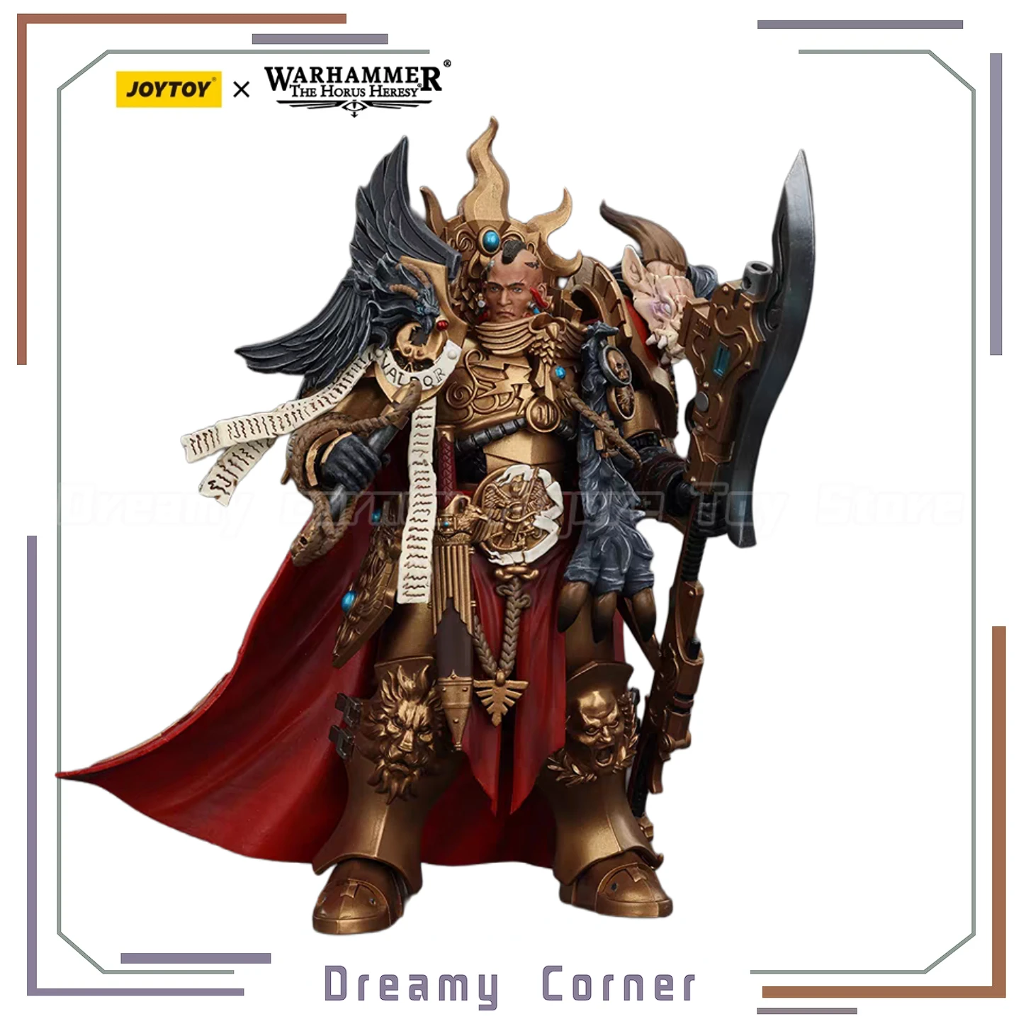 

【В наличии】JOYTOY Warhammer 40K Legio Custodes Constantin Valdor, Captain-General of The Legio Custodes 1/18 Фигурка Модель