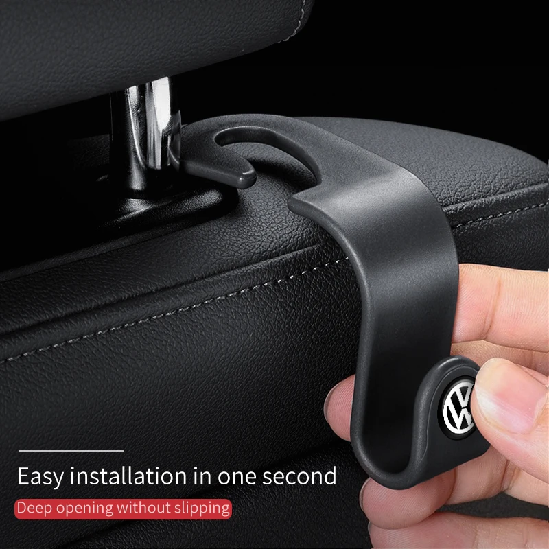 Car Seat Headrest Hook Auto Rearseat Hanger Accessories For Volkswagen VW Passat Golf Tiguan Polo Scirocco Jetta T-ROC Touareg