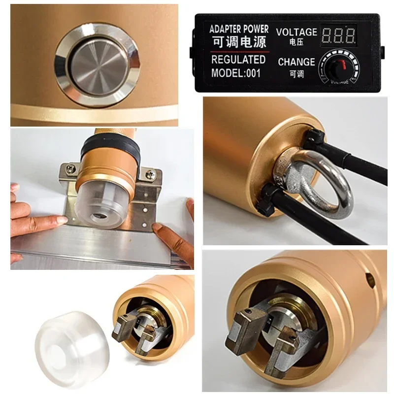 يتم تشديد أسلاك آلة اللف المحمولة باليد متعددة الخيوط في حدود 30 مم المكشكش لتجعيد كابلات الأسلاك #5