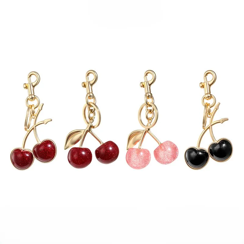 

Lovely Fruits Strawberry Handbag Key Ring Bag Key Chains Backpacks Hanging Decroation Ornament 4 Styles Choices