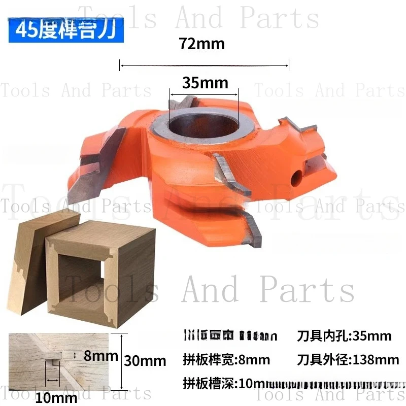 

45 Degree Mortise of Woodworking Tools