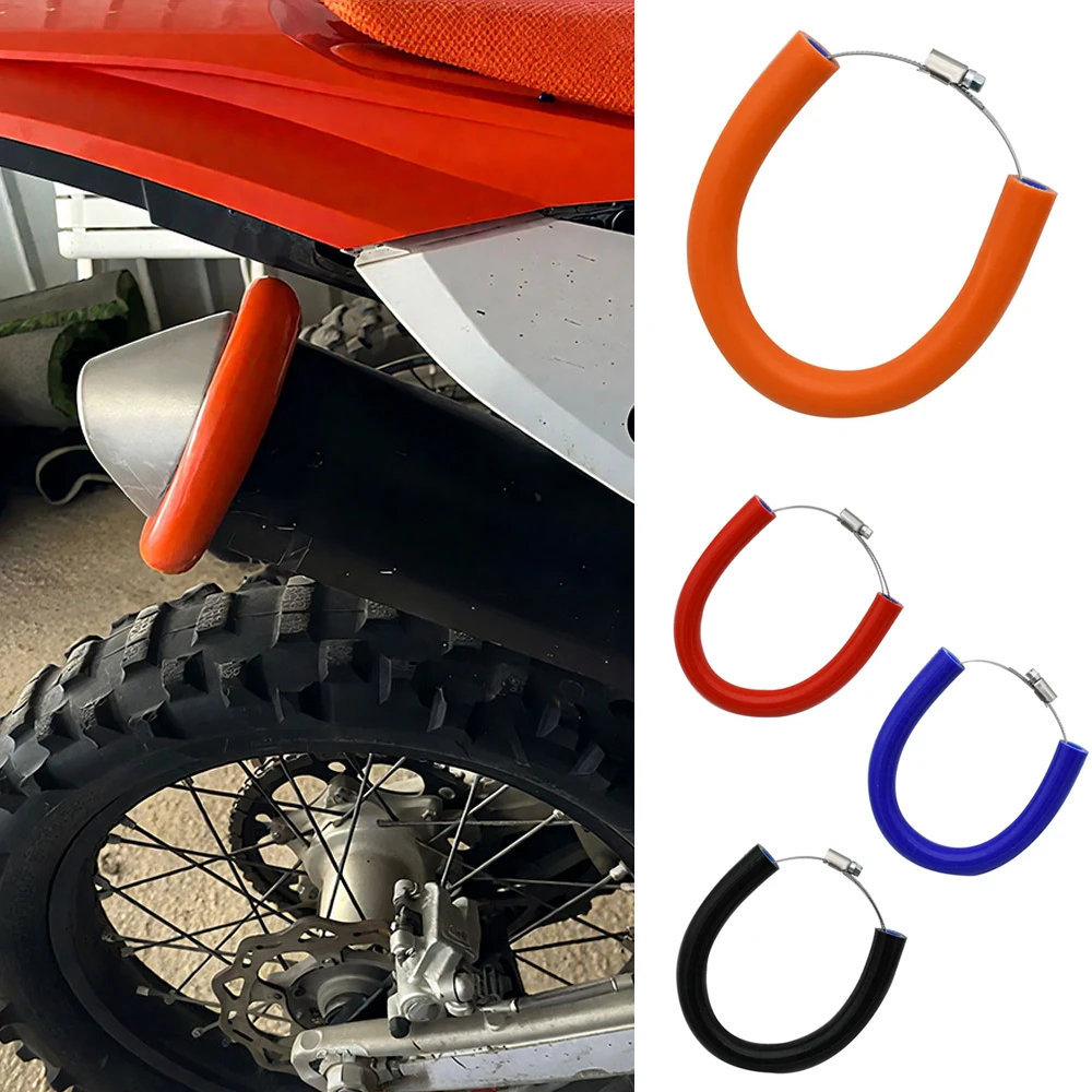 

Motorcycle Exhaust Pipe Pipe Heat Shield Protector Cover for Honda CR CRF 250 Dirt Bike More Than 250cc MotorBike Universal Part