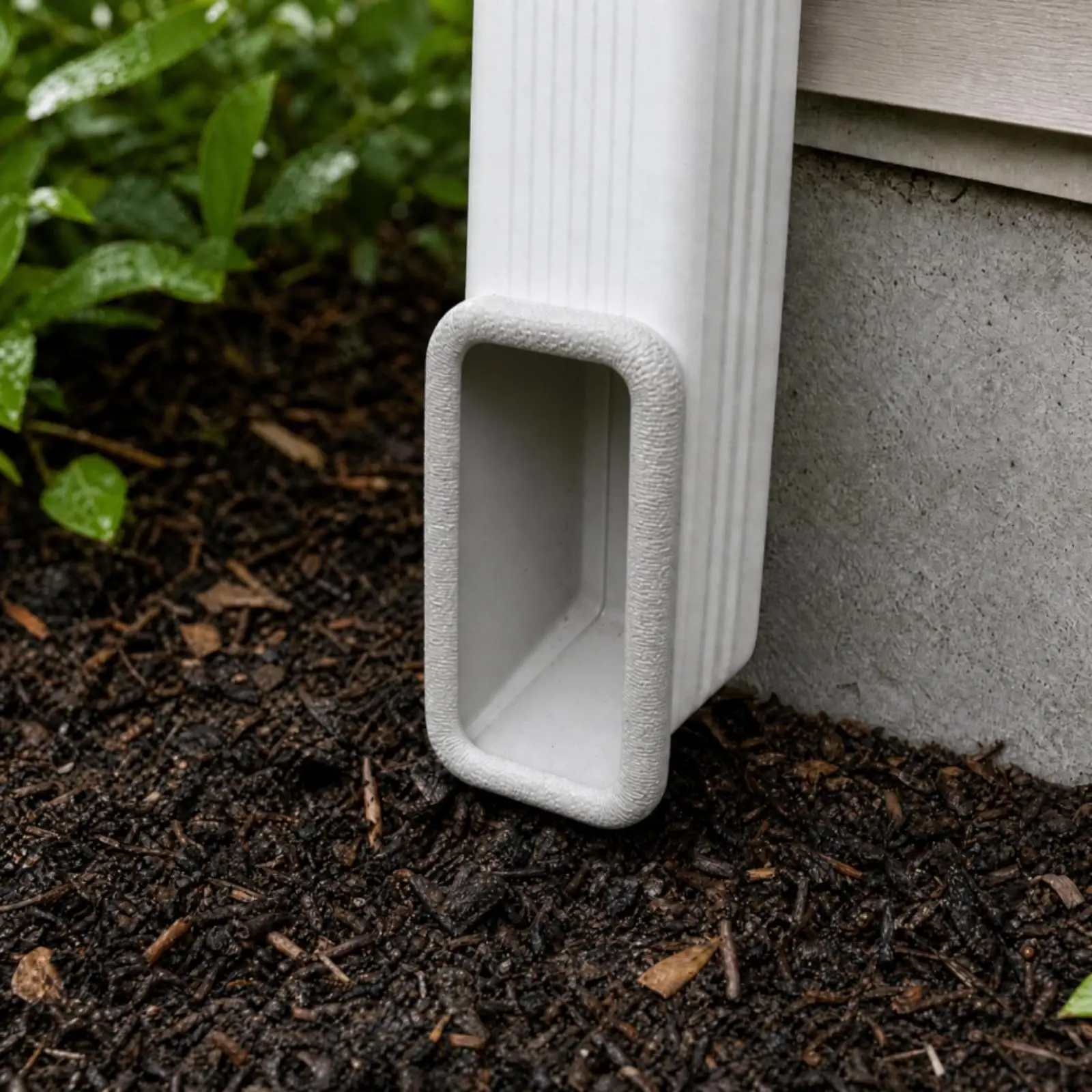 Rubber Downspout Protector Gutter Guard Cover for Outdoor Drainage Downspout Safety Edge Protector for Yard Walkway