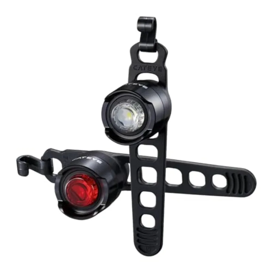 

ORB USB Rechargeable Safety Light High-Visibility LED Flashing Bike Light Multiple Lighting Modes Durable Aluminum Design Fits