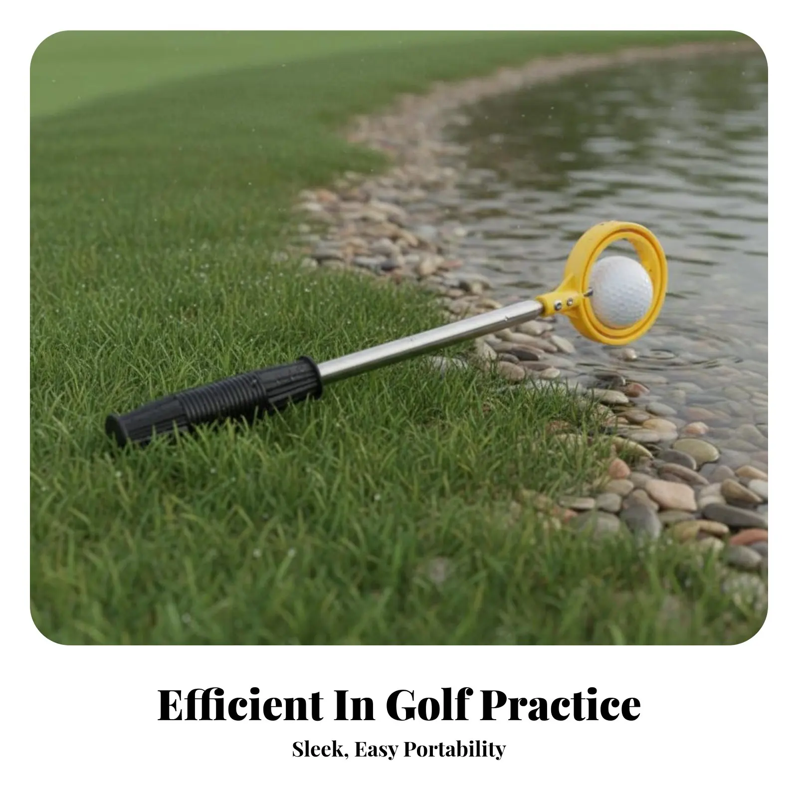 

Sporting Sphere Retrieval Tool Lightweight Telescopic Sporting Sphere Retrieval Tool Golfing Aid Space-Saving Sports Equipment
