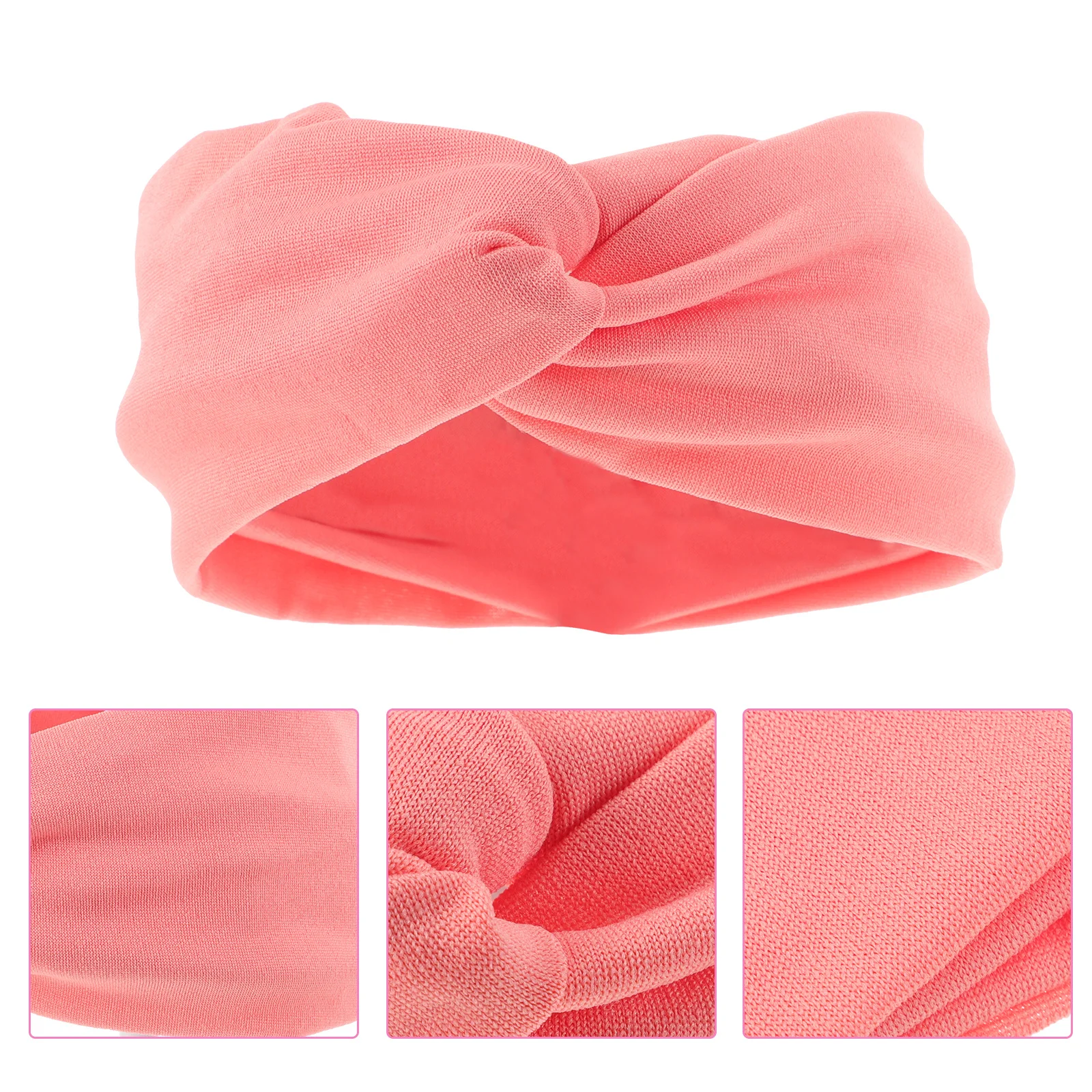 

Elastic Yoga Headband Knotted Sports Headband for Women Outdoor Workout Hair Band Sweat Bands Headbands for Women