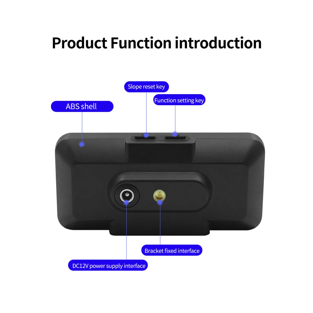 F3 Motorcycle 3 in 1 Tire Pressure Monitor GPS Speedometer Vehicle Speed Tachometer Slope Meter TPMS LCD Digital HUD