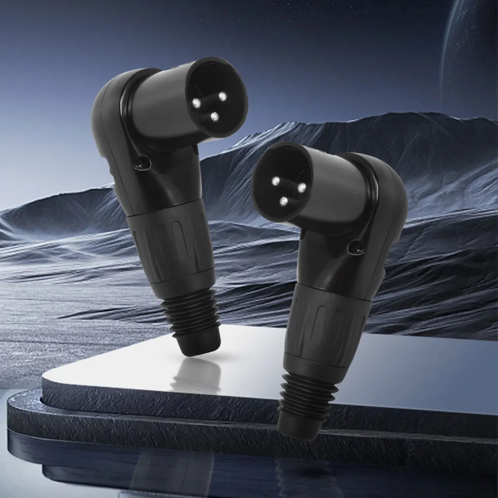 3Pin XLR الزاوية اليمنى موصل ذكر أنثى Micphone التوصيل الصوت كابلات الموصلات الزاوية اليمنى 90 درجة سلك الصوت موصل