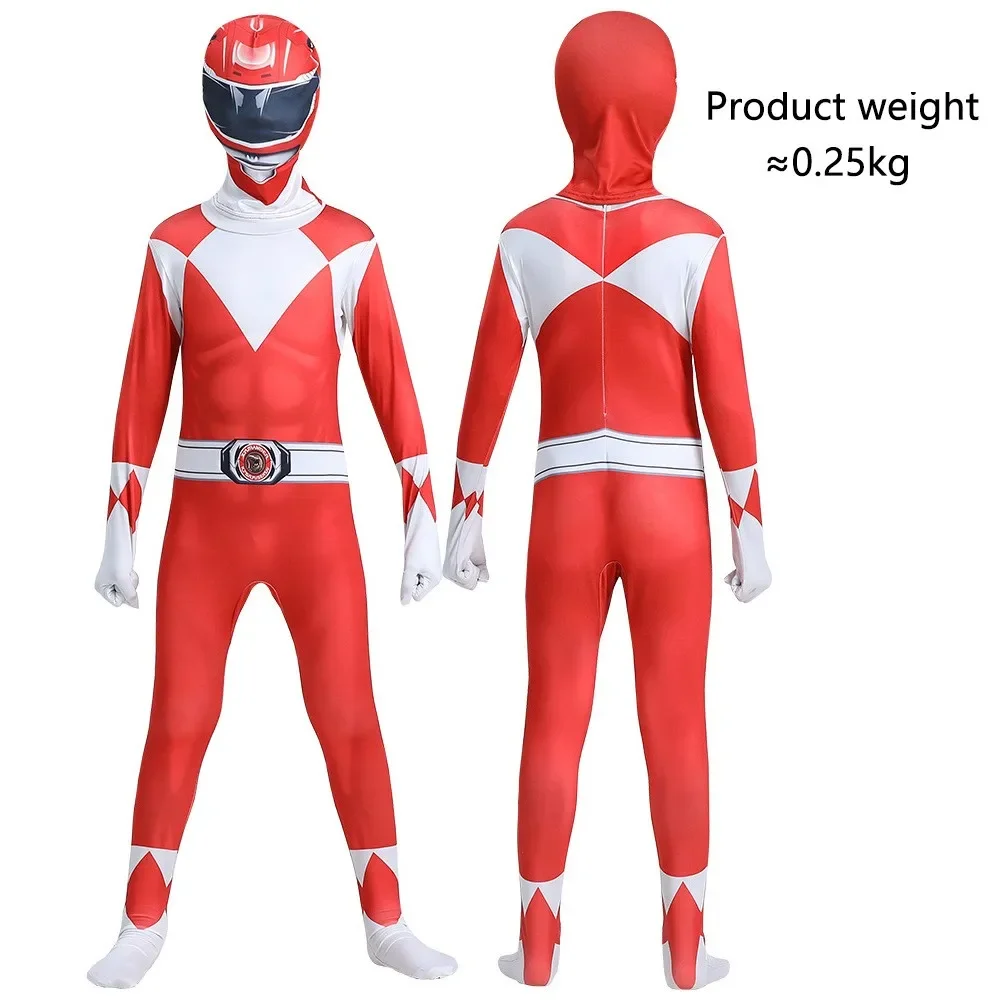 NEW Fantasia Power Samurai Rangers Cosplay Costume Adult Kids Superhero Jumpsuit Suit Carnival party Rangers cosplay bodysuit