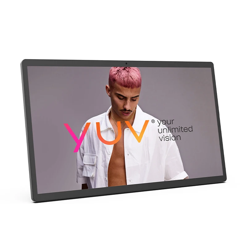 Wall-Mounted Ultra-Slim 21.5 Inch Android 11 Business Digital Signage Tablet LCD Panel Capacitive Touch Screen Digital Poster