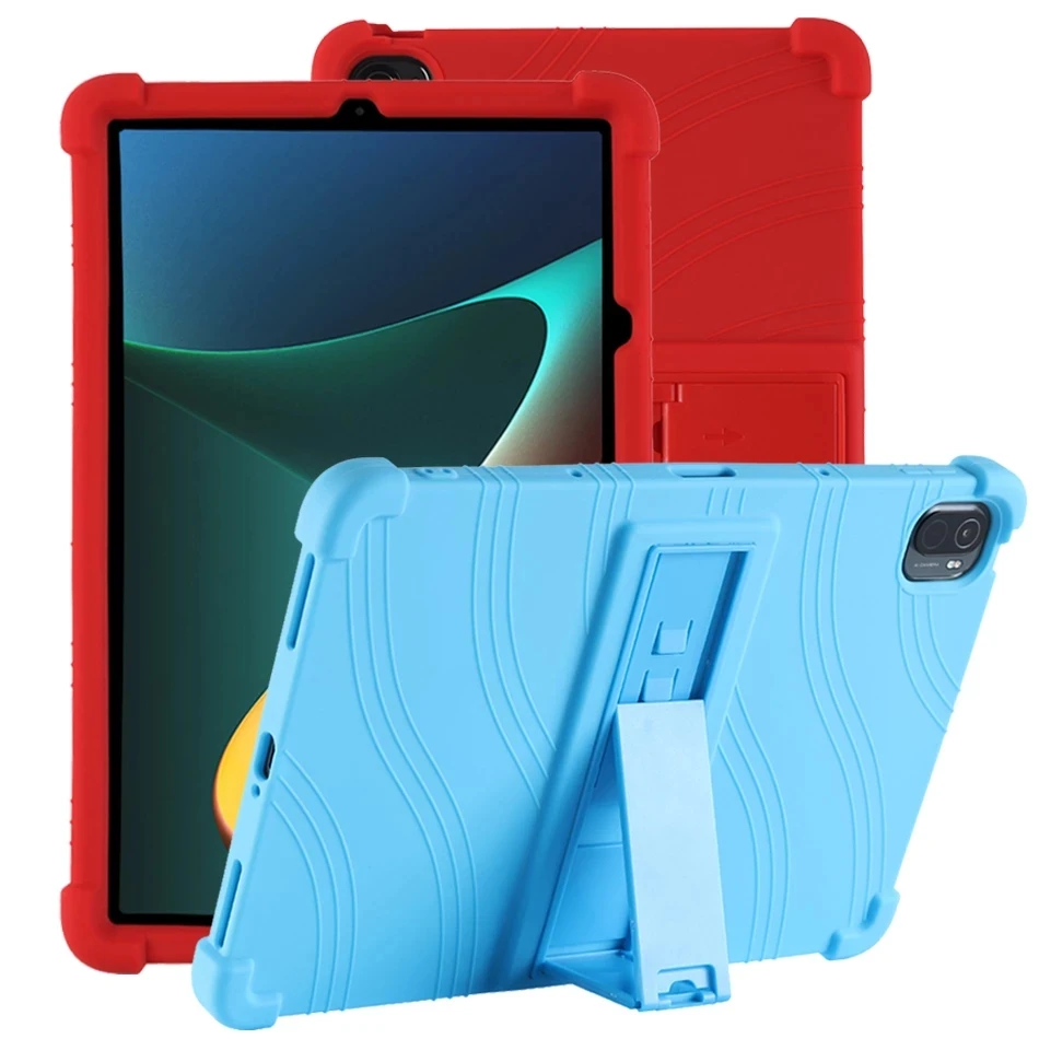 

Силиконовый мягкий чехол-накладка с подставкой для Xiaomi Pad 5 5G Pro MiPad 5 11 дюймов, чехол для Mi Pad 5 Pro 11 дюймов, детский чехол