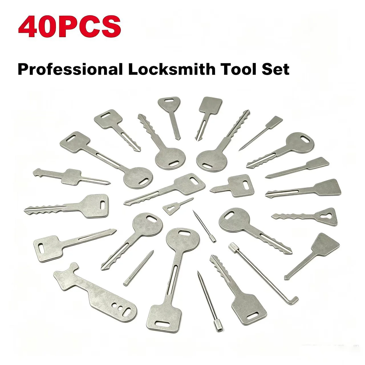 Best Selling 40pcs High Quality Original Universal Door Lock Cylinder Locksmith Replacement Tool For Car Maintenance Manual Tool