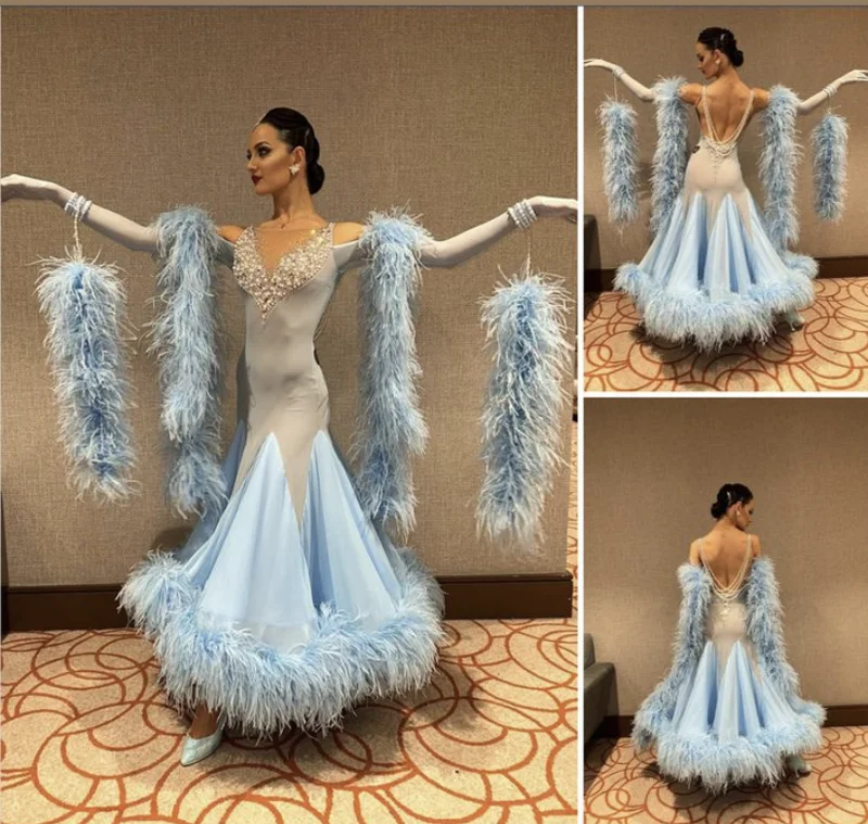 

Women ballroom dance dress Standard Dance Dress ballroom dress for Competition modern dance Costume ABCDance Store