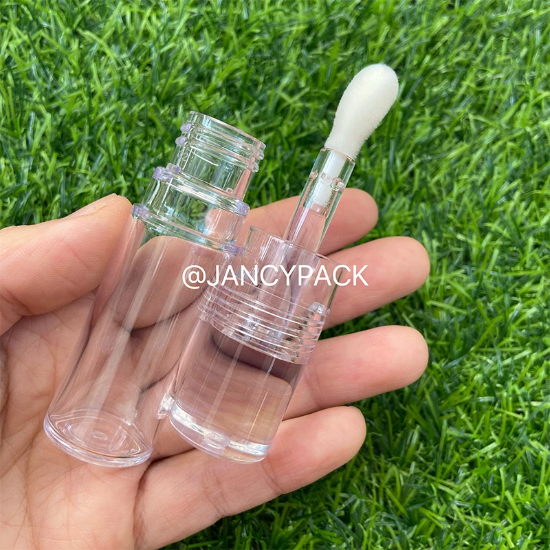 8.5ml full clear round Empty Lip Gloss Tube Clear Lip Balm Bottle Refillable Eyelash Growth Liquid Cosmetic Containers Lipstick