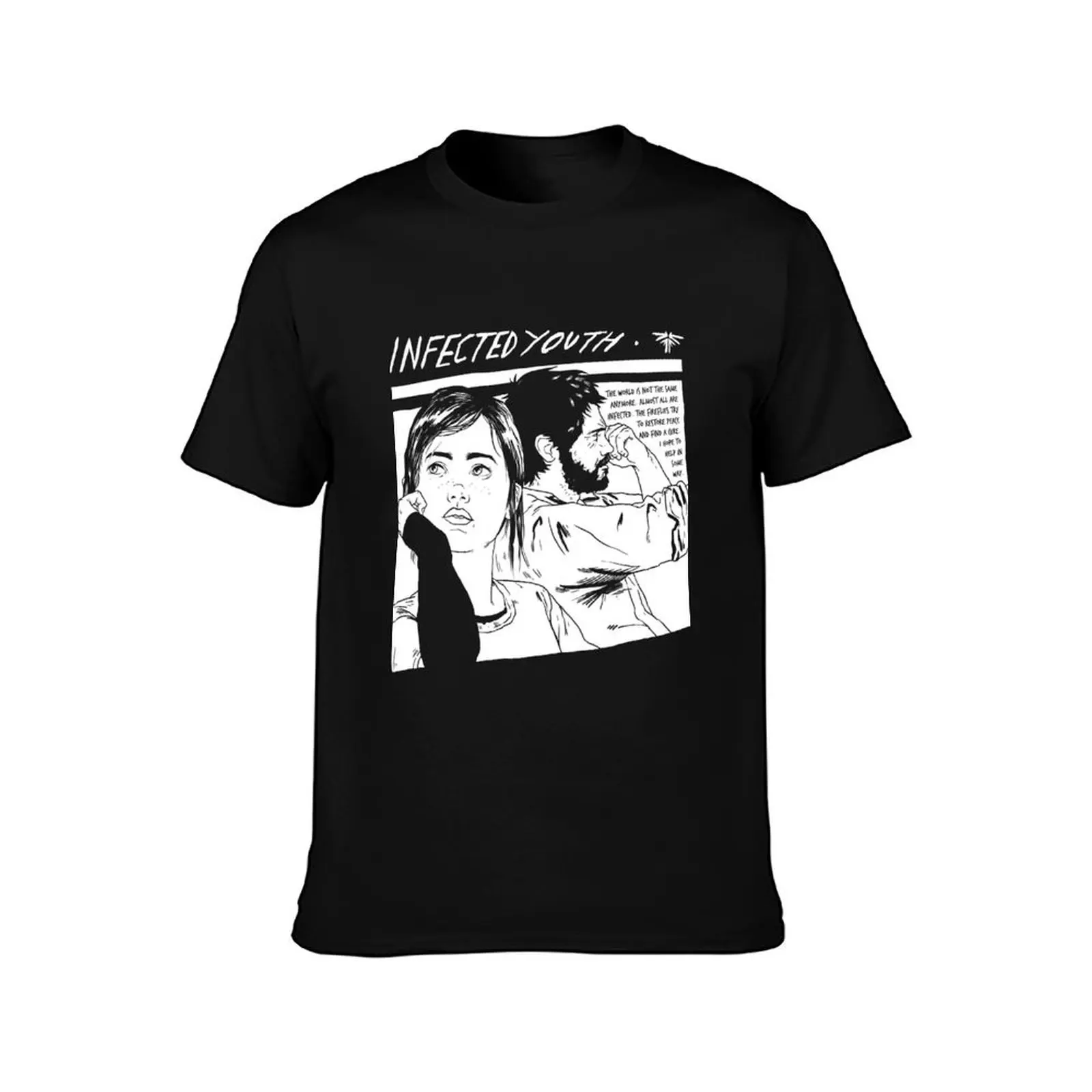 Infected Youth T-Shirt Gym Wear Breathable Short Sleeve Tee