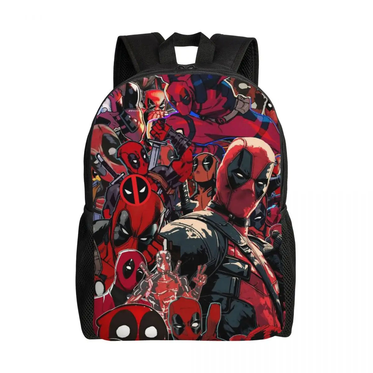 

Custom Awesome Deadpool Backpack for Women Men Waterproof School College Bag Print Bookbag