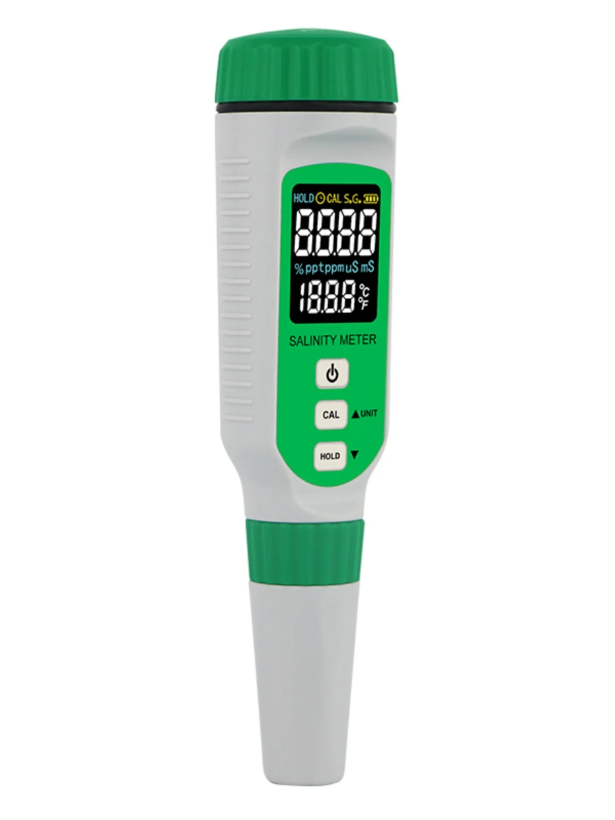 AR8212+ Pen salinometer Portable fish pond aquaculture chemical salinity meter is rechargeable