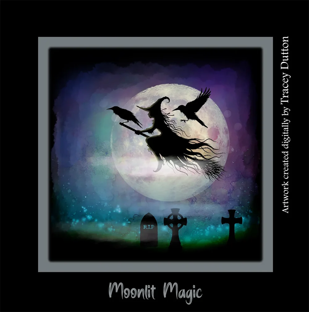 August 2026 Lavinia Stamps Midnight Coven 17-teiliges Halloween-Hexen-Silhouette-Set mit Klarsichtstempeln für Scrapbooking, Kartenherstellung, DIY-Bastelarbeiten und Dekoration – Detail 4