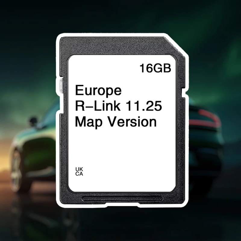 Mapa mejorado GPS navegación por carretera Carminat r-link 11,25 para Renault Megane Laguna Kangoo tarjeta SD coche Sat Nav 16GB Europa Reino Unido 2024