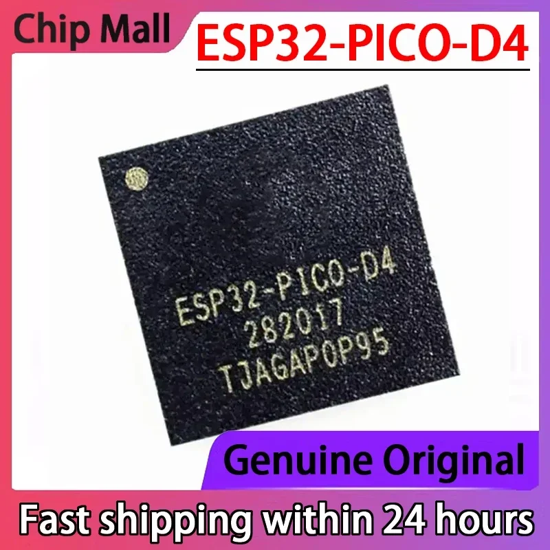 1PCS ESP32-PICO-D4 QFN-48 Dual Core Wi Fi&Bluetooth MCU Wireless Transceiver Chip