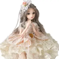 26 Movable Jointed 45cm Bjd Doll 1/4 18 Inch Realistic Fashion Dolls Retro Princess For Girls Birthday Gift Toys For Children