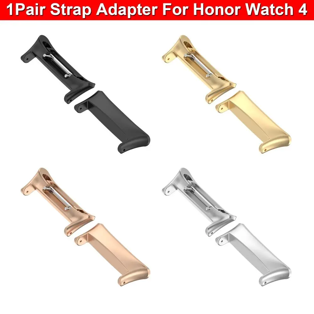 2Pcs New Metal Strap Adapter Wristband 20MM Watchband Connector Smart Watch Watchband Wristband Adapter for Honor Watch 4