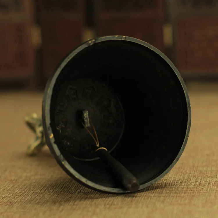 Small sized magic tool, five strand diamond bell pestle, Tibetan style pure copper bell, crisp sound, long-lasting echo