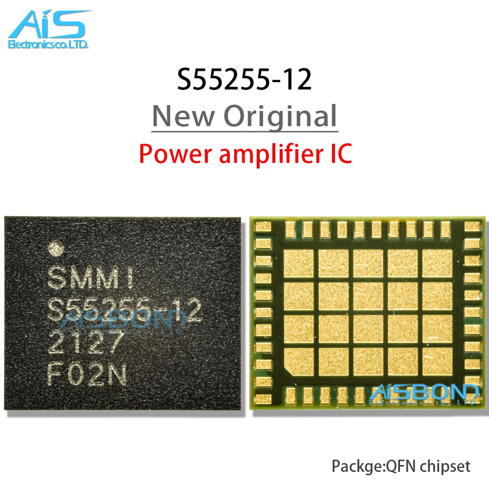 2Pcs/Lot New SMMI S55255-12 PA IC For Mobile phone Power Amplifier IC S55255 12 Signal Module Chip