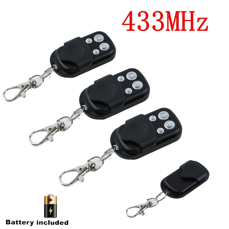 Universal Garage Door Opener Remote Control 433MHZ 433.92MHZ Code Grabber Clone Gate Key Fob Command Hand Transmitter