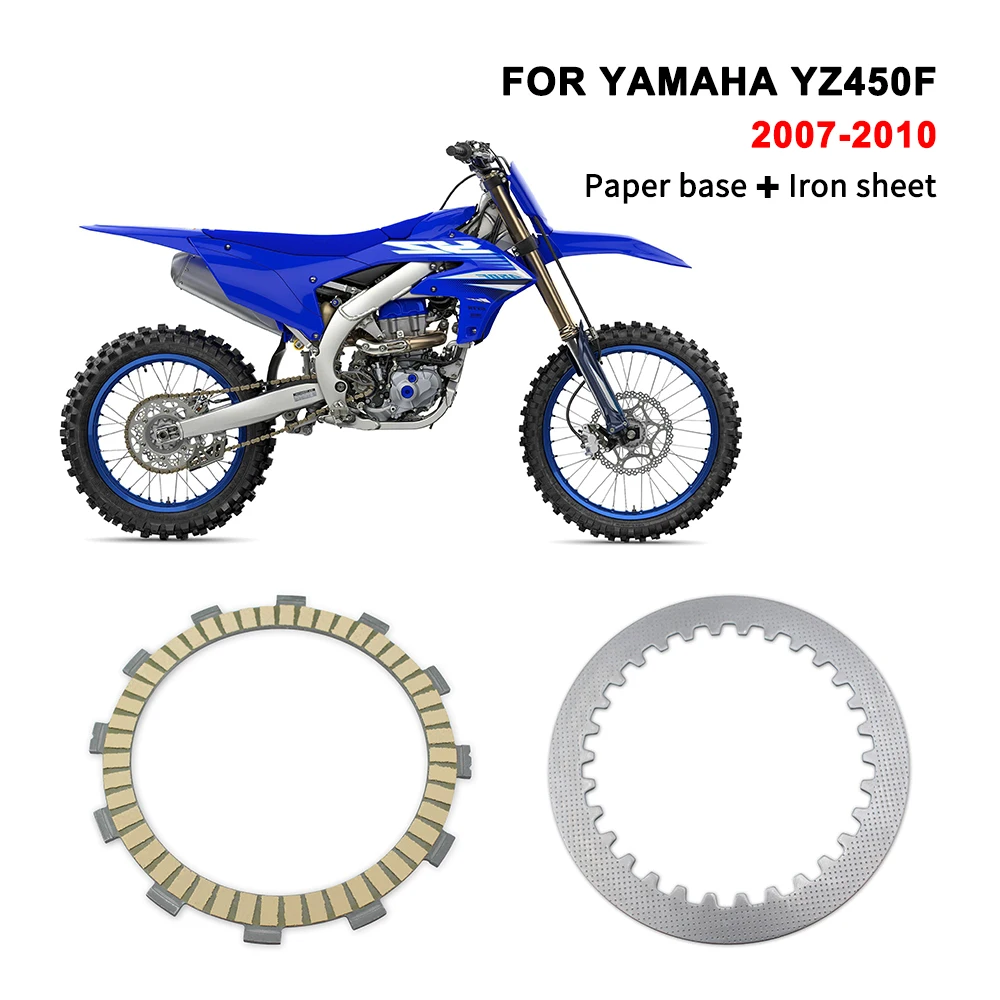 Motorcycle Friction Clutch Disc Separator Plate Steel Plates For YAMAHA YZ450F 2007-2010 YZ450FX 2016-2018