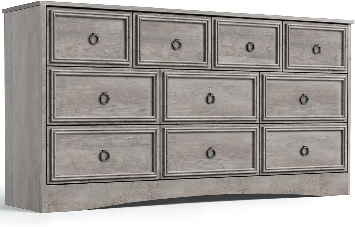 Modern 10 Drawer Dresser, Dressers for Bedroom, Chest of Drawers Closet Organizers and Storage Clothes, Easy Pulls Handle