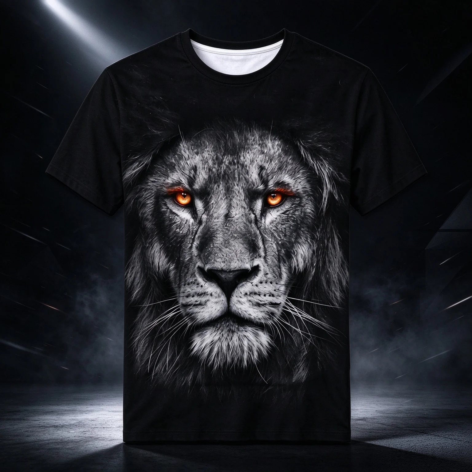 2026 Men Lion 3D Print T Shirt Galaxy Space Lion Head Graphic quick-dry Short Sleeve Tees Animal Pattern Casual Tops 5 Styles