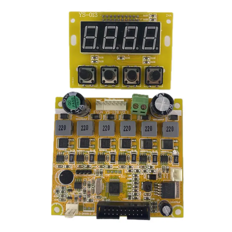

YS-128 YS-013 RGBWA UV 6in1 Основная плата DMX Control Board Led Par Light Светодиодная материнская плата