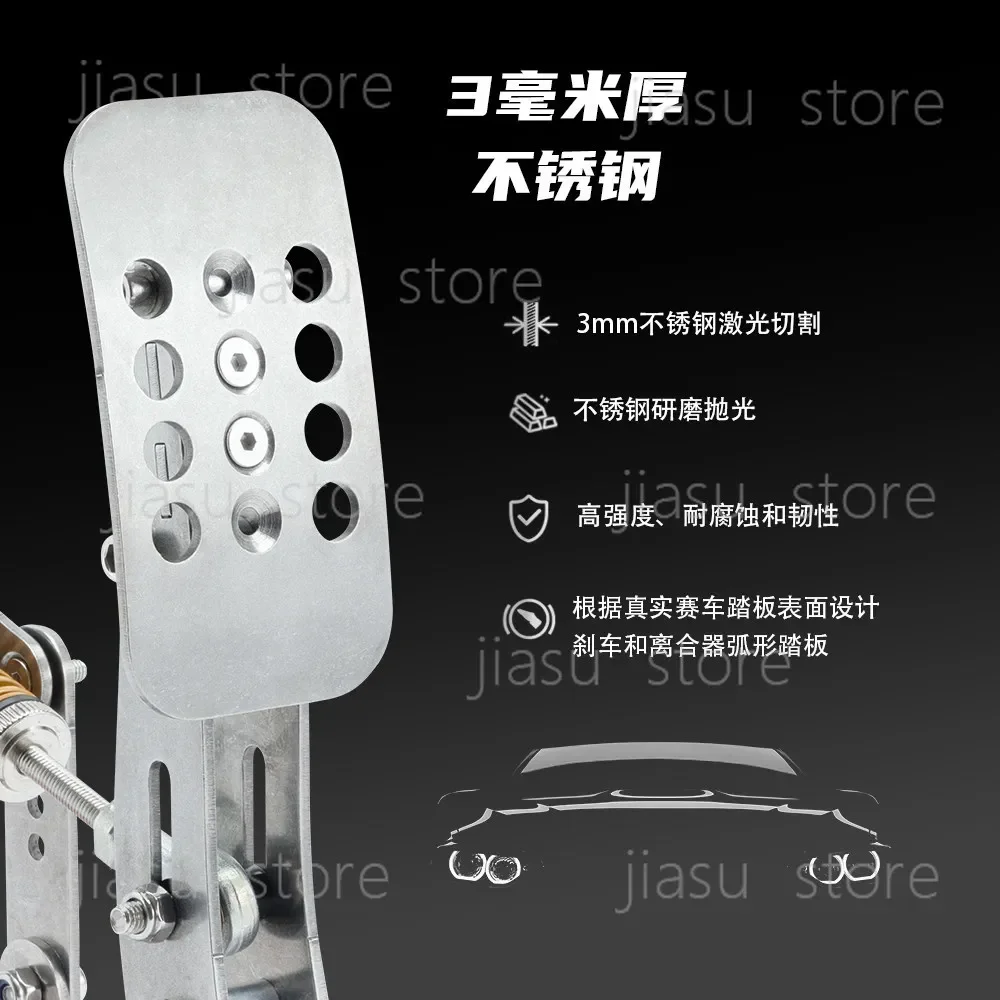 SIMJACK UT Pedals | 200KG Load Cell HE Hydraulic Racing Simulator Pedals