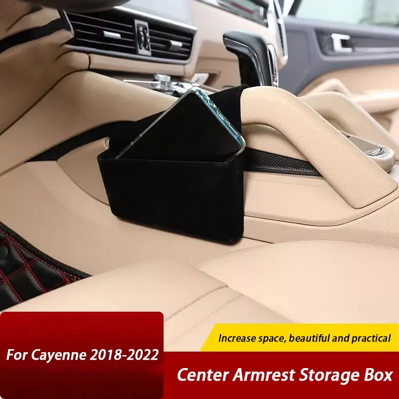 

ABS салон автомобиля, центральная консоль, подлокотник, боковой ящик для хранения для Porsche Cayenne 92A 9YA 2018 2019 2020 2021 2022, аксессуары
