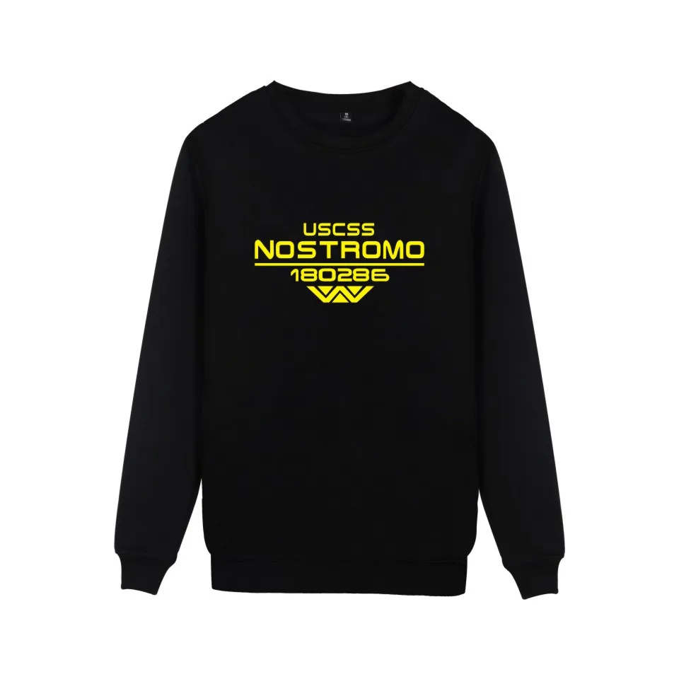 Uscss Nostromo Hoodie Sweatshirts Men Pullover Women Long Sleeve Tracksuit Prometheus Alien Weyland Yutani Hoodies Tops