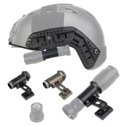 Montaje de luz de explorador de riel de casco de arco para Surefire M300B, M300C, M300V, serie IR, linterna estroboscÃģpica, color negro bronceado