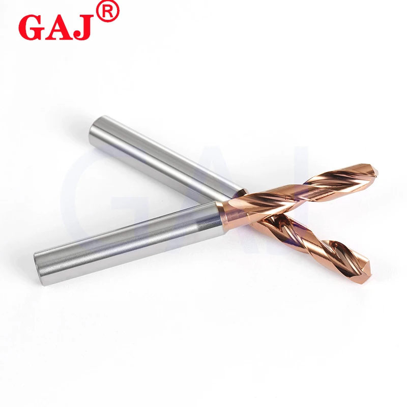 HRC55 °   Taladro de carburo de tungsteno D3 D5, brocas de Metal para torno CNC, herramienta de perforación de acero inoxidable, metal duro, 0,5-20,0mm