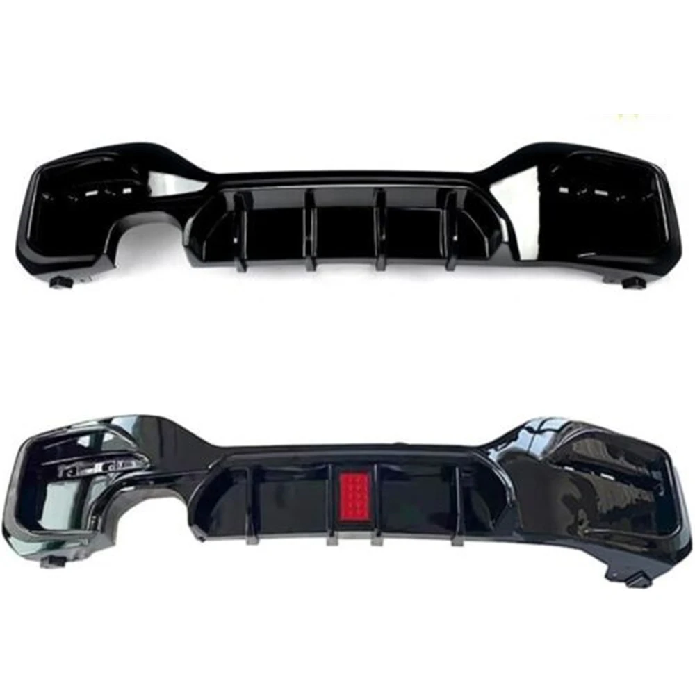 Rear Diffuser Lip Bumper WITH LED Back Spoiler For BMW 1 Series F20 F21 2012-2014 2015-2019 Auto Exterior Accessories HOT SALE