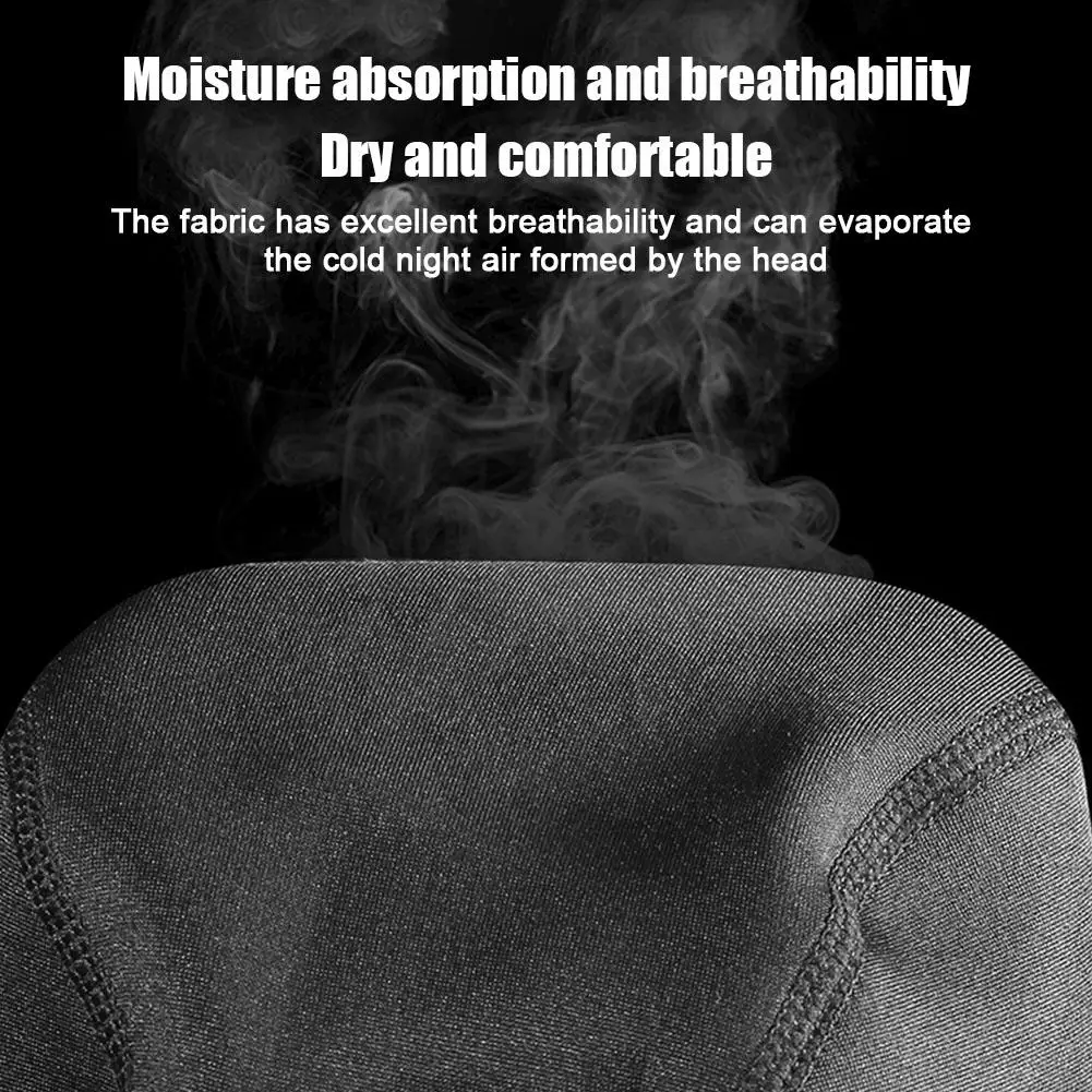 Winter Warm Fleece Skull Cap Helmet Liner Ski Cycling Bike Hat Men Motocycle Riding Hat Windproof Glasses Hole With MTB I9Q5