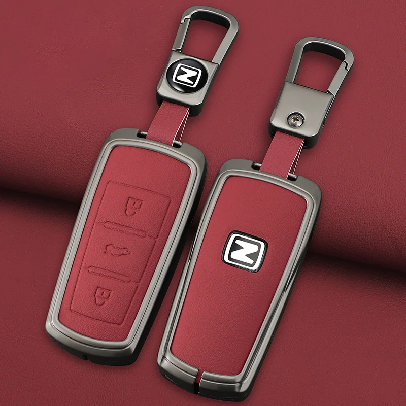 

Car Key Case Smart Keyless Protector Cover Shell Fob For Zotye T500 T600 T700 T800 Keychain Bag Holder Auto Interior Accessories