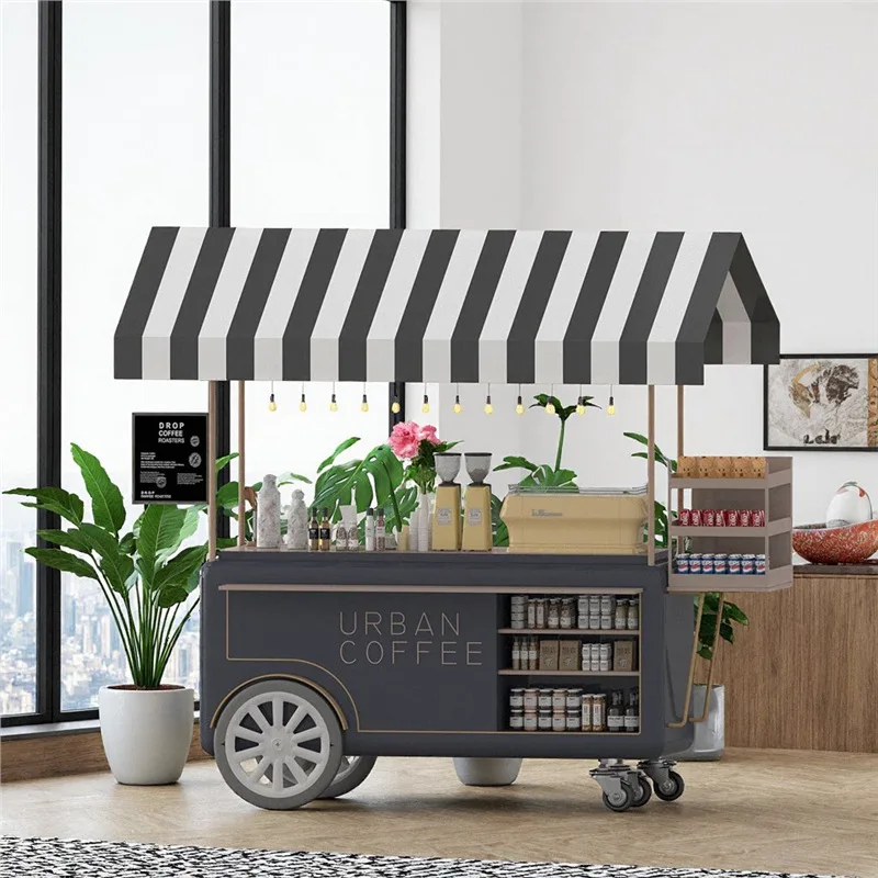 Internet-famous night market stall carts, mall iron stall carts, snack sales, mobile exhibition promotion carts, stall carts